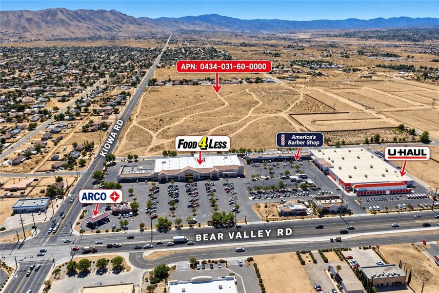 Property photo for 0 Kiowa, Apple Valley, CA