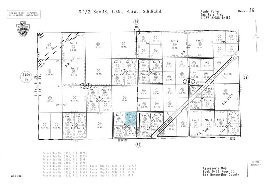 Property photo for 0 Johnson Rd. #5, Apple Valley, CA