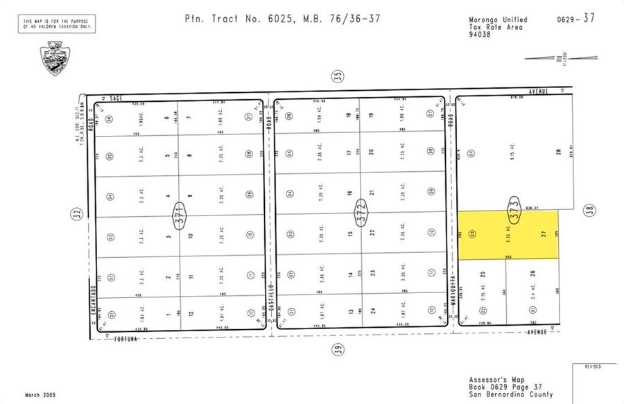 Property photo for 56785 Mariquita, Landers, CA