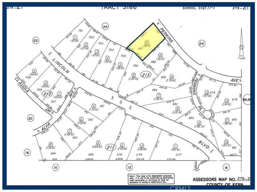 Property photo for 687 Perkins Avenue, California City, CA