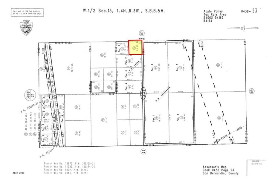Property photo for 0 Valley Vista Avenue, Apple Valley, CA