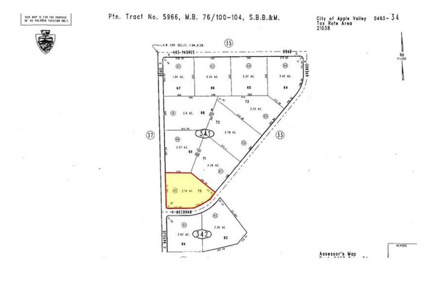 Property photo for 0 Navajo Road, Apple Valley, CA