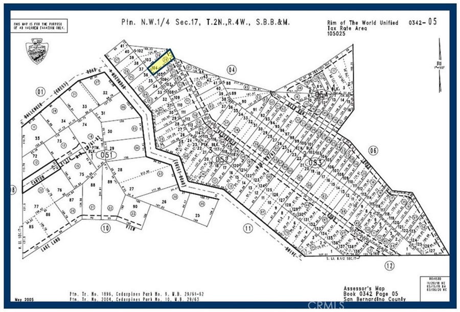 Property photo for 104 Reservoir Road, Cedarpines Park, CA