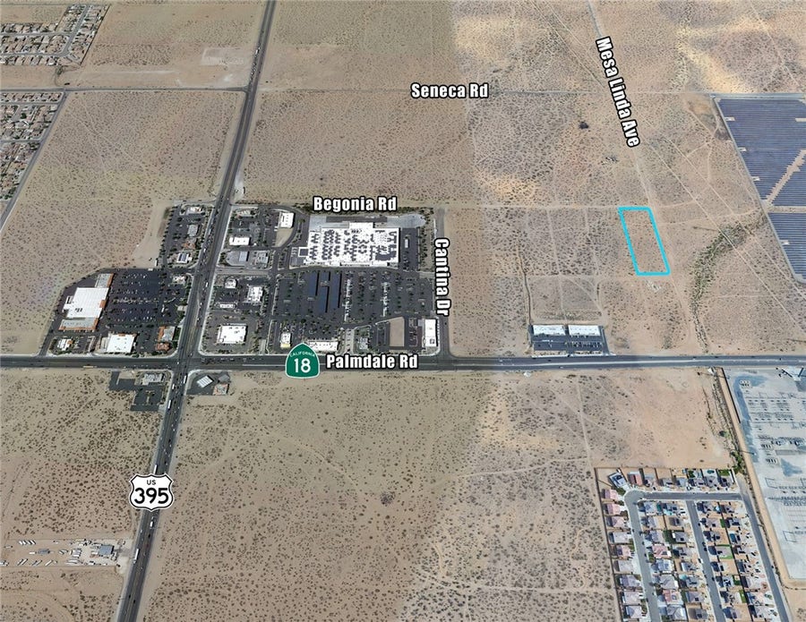 Property photo for 0 Mesa Linda, Victorville, CA