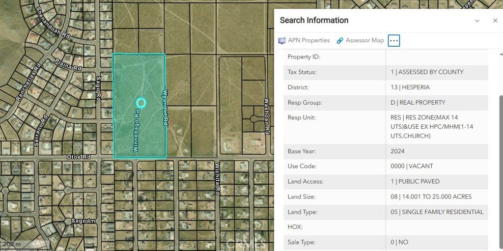 0 Otoe, Apple Valley, CA 92307 0 Otoe, Apple Valley, CA 92307
