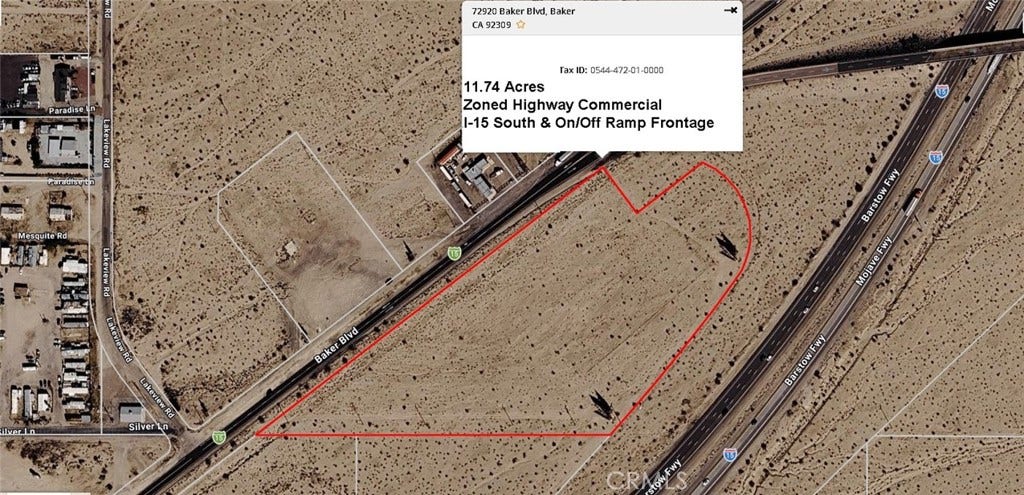 72920 Baker Boulevard, Baker, CA 92309 72920 Baker Boulevard, Baker, CA 92309