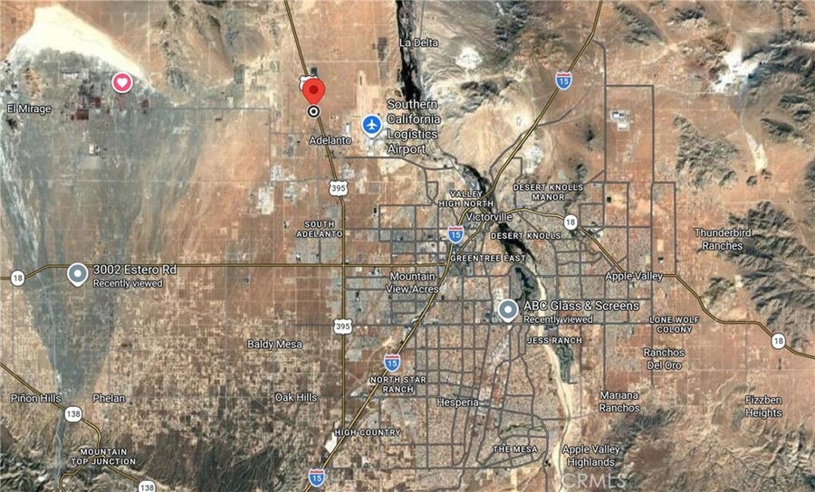 Property photo for 0 El Mirage Road, Adelanto, CA