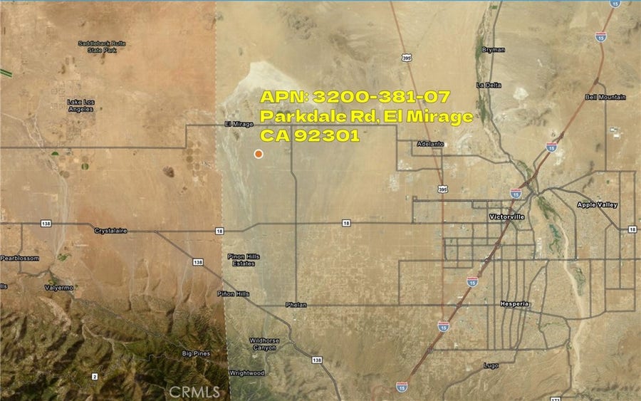 Property photo for 0 Parkdale Road, El Mirage, CA