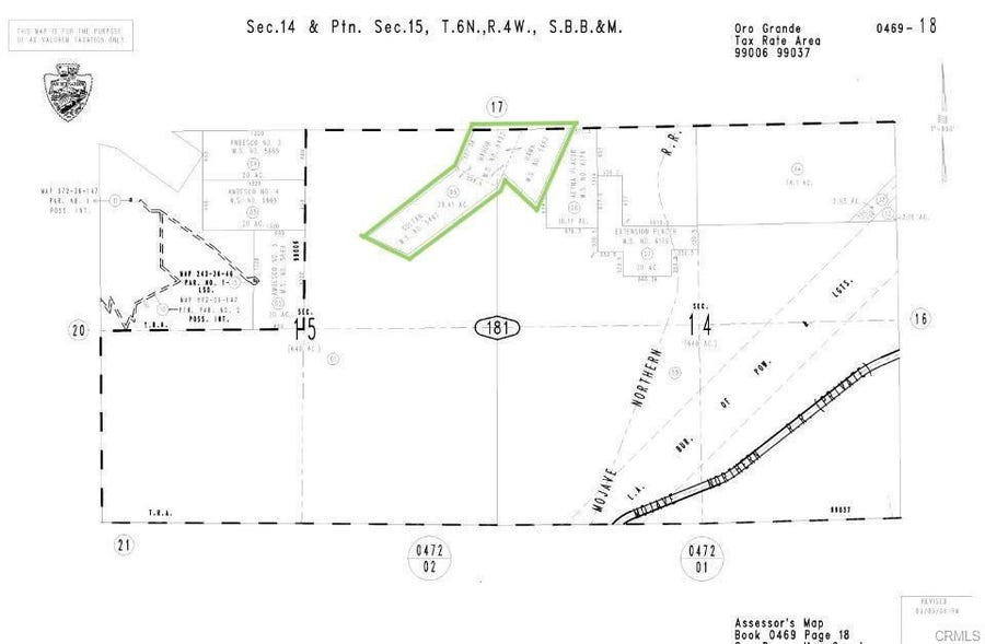 Property photo for 1 Boulder Road, Oro Grande, CA