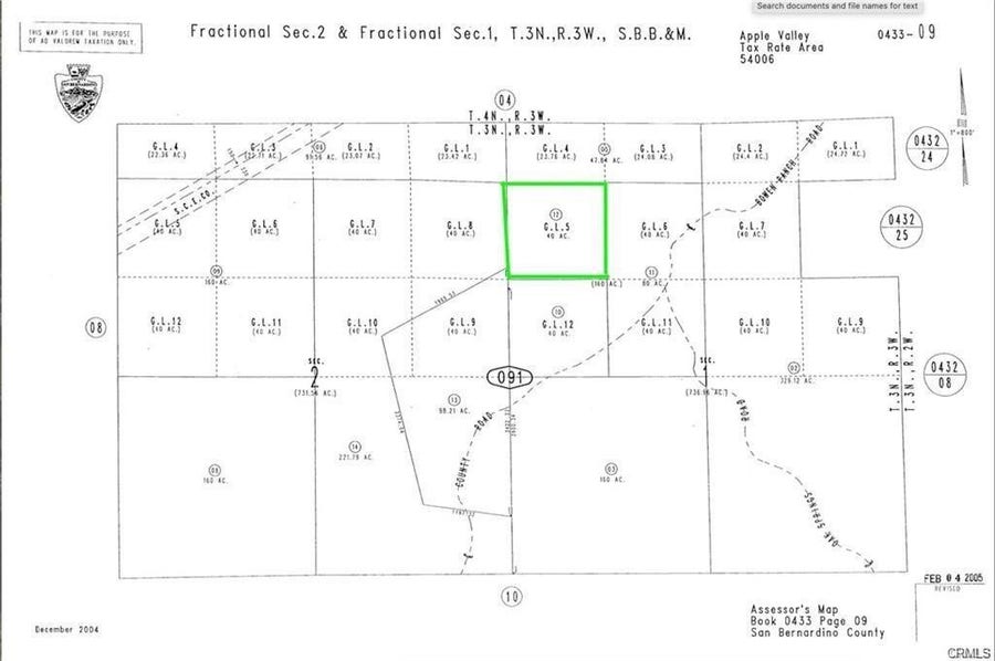 Property photo for 0 Bowen Ranch Road, Apple Valley, CA