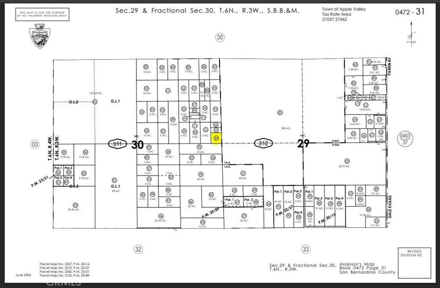 Property photo for 0 Gustine Parcel 0472-311-34, Apple Valley, CA
