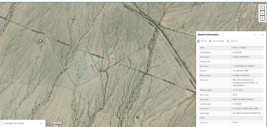 Property photo for 0 Old Parker Rd, Vidal, CA