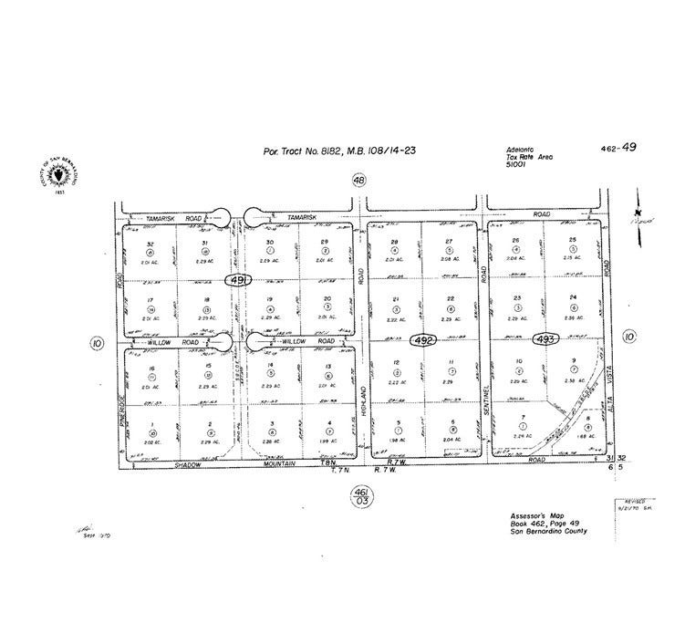 Property photo for 0 Willow, Adelanto, CA