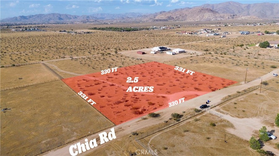Property photo for 1 Chia Road, Apple Valley, CA