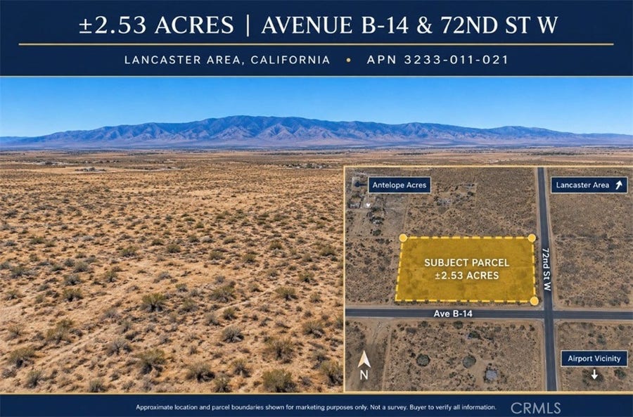 Property photo for 101 Cor Ave B14 72 STW, Antelope Acres, CA