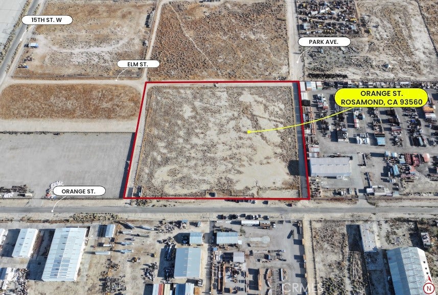 Property photo for 0 Orange St., Rosamond, CA