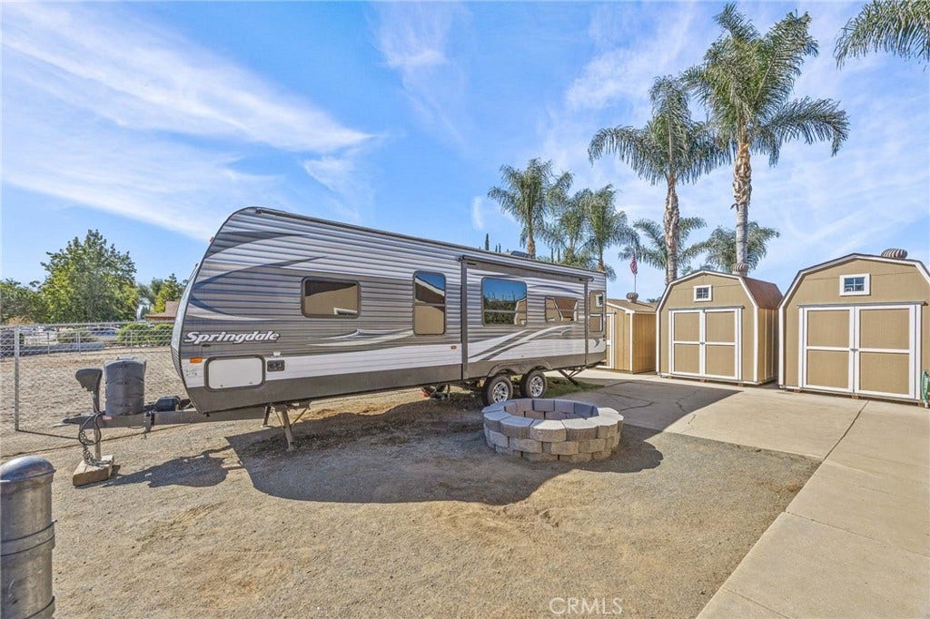 2777 Norco, Norco, CA 92860 Gated RV Parking near Garage. 2777 Norco Drive!