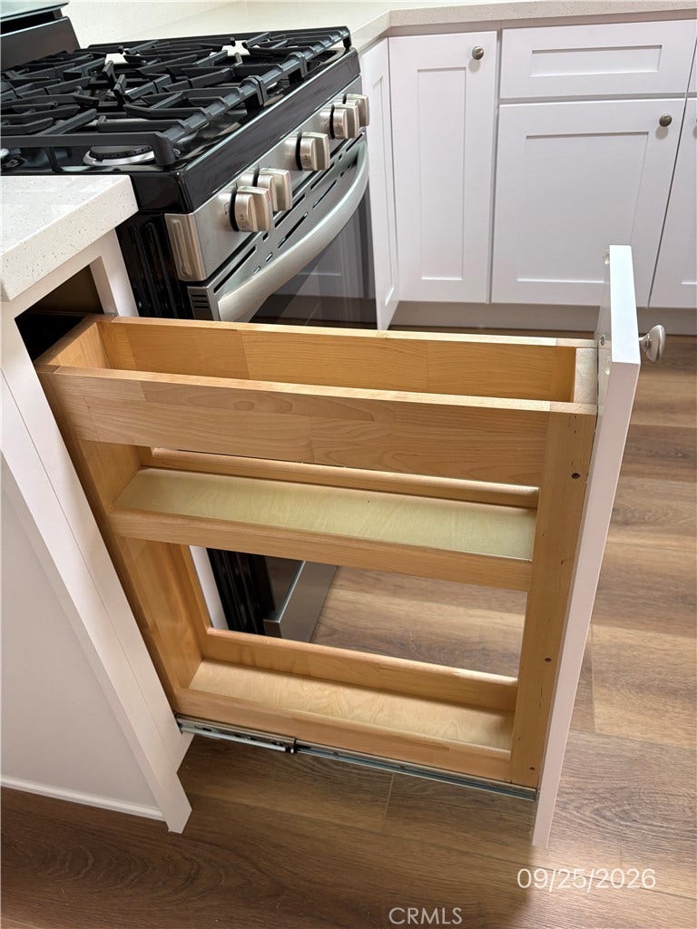 6114 Mckinley, San Bernardino, CA 92404 Pull out spice rack