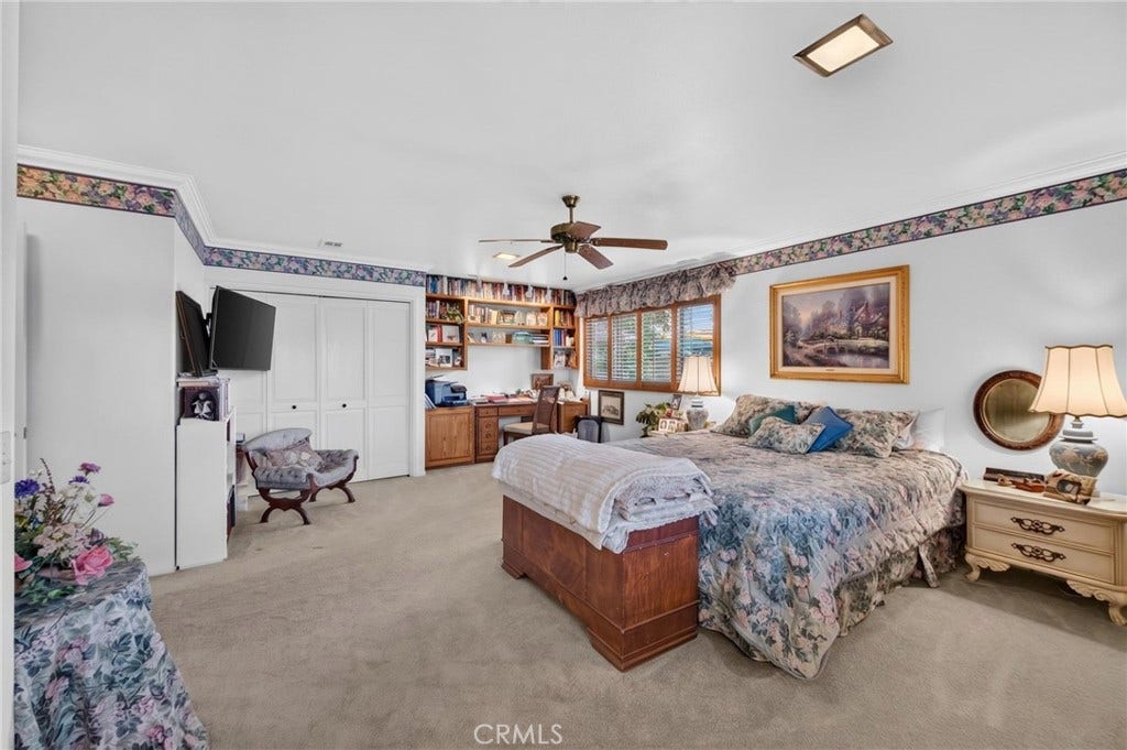 1100 Via Vallarta, Riverside, CA 92506 Spacious semi-primary suite that was 2 bedrooms merged into 1. Can be easily converted back!