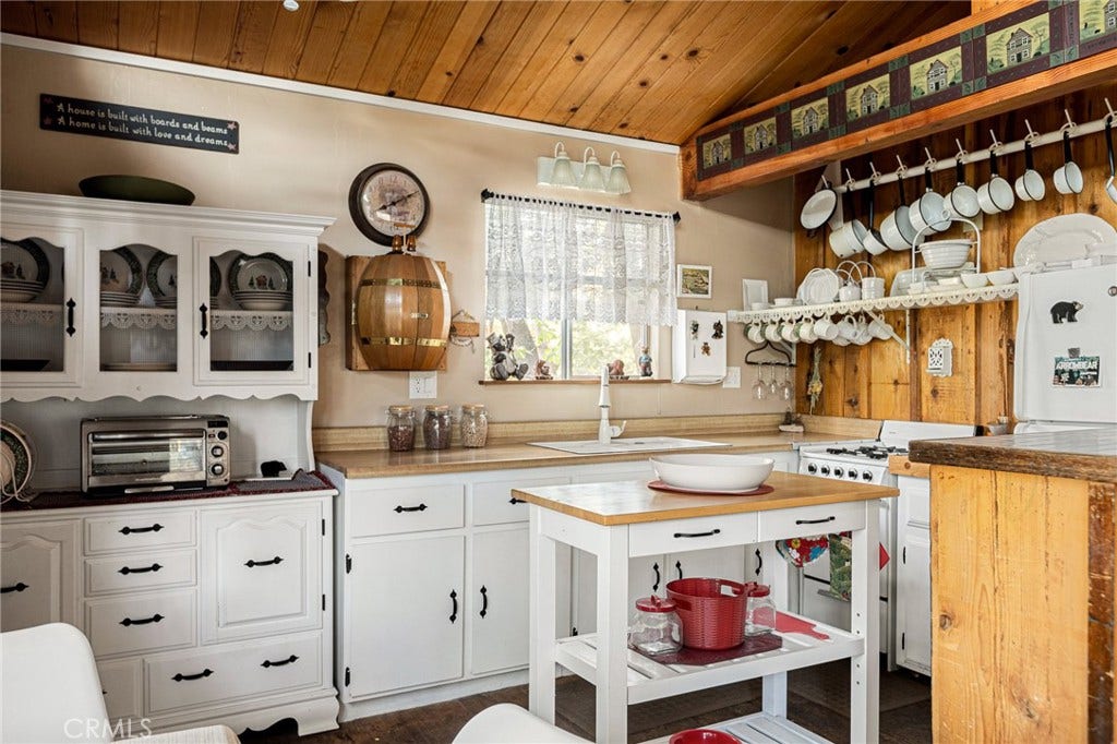 2151 Tank Road, Arrowbear, CA 92382 Cottage kitchen.