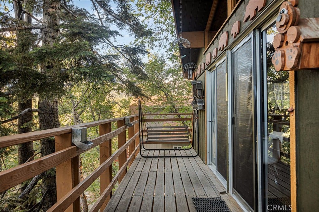 2151 Tank Road, Arrowbear, CA 92382 Deck off main floor