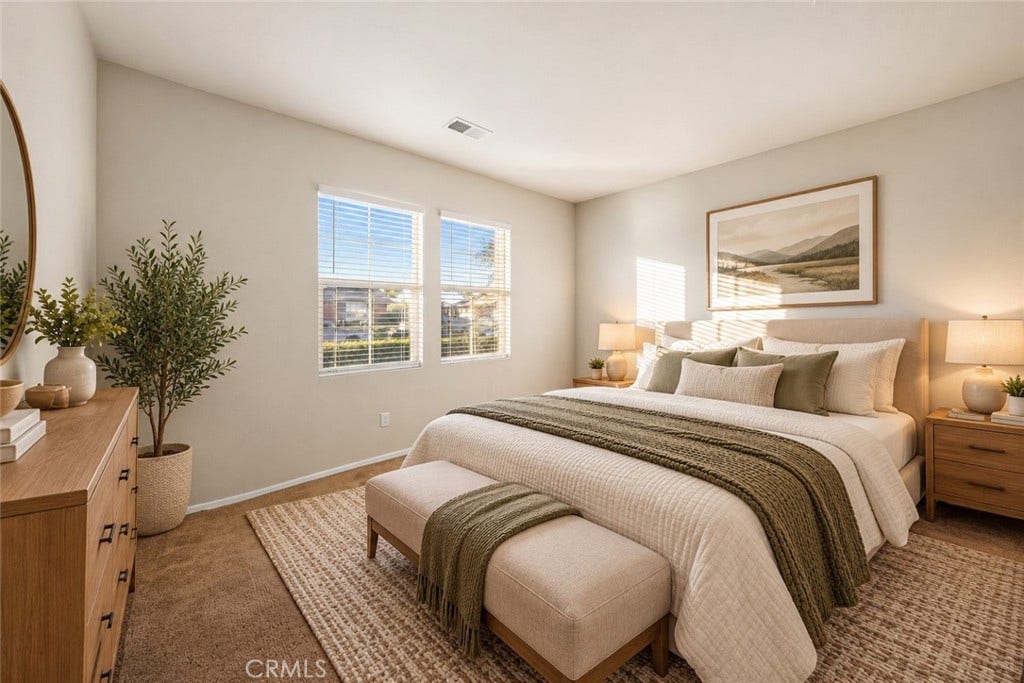 31826 livingston st, Menifee, CA 92584 VIRTUALLY STAGED: Furniture and dcor have been digitally added for illustrative purposes only. The property is currently unfurnished