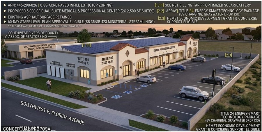 Property photo for 0 Florida, Hemet, CA