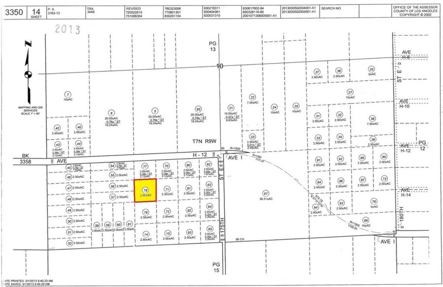 Property photo for 0 175th ST E, Lancaster, CA