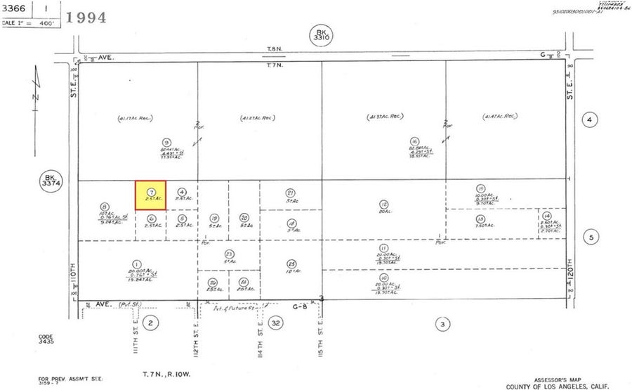 Property photo for 0 111th Street E, Lancaster, CA