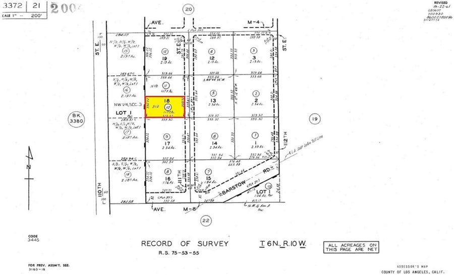 Property photo for 0 110th Street E, Lancaster, CA