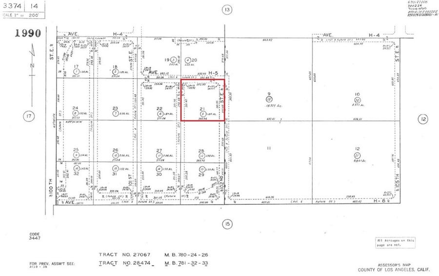 Property photo for 0 100th Street E, Lancaster, CA