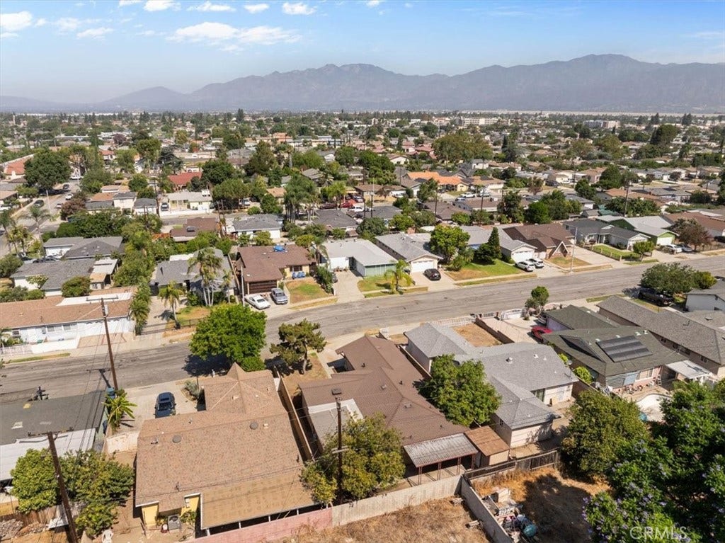 3530 Van Wig, Baldwin Park, CA 91706 Aerial view of back of home