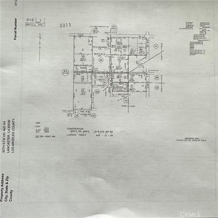 Property photo for 0 30th STW VIC AVE K4, Lancaster, CA
