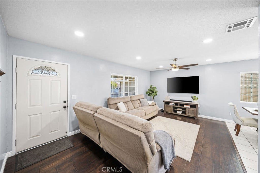 Interior entrance to living room