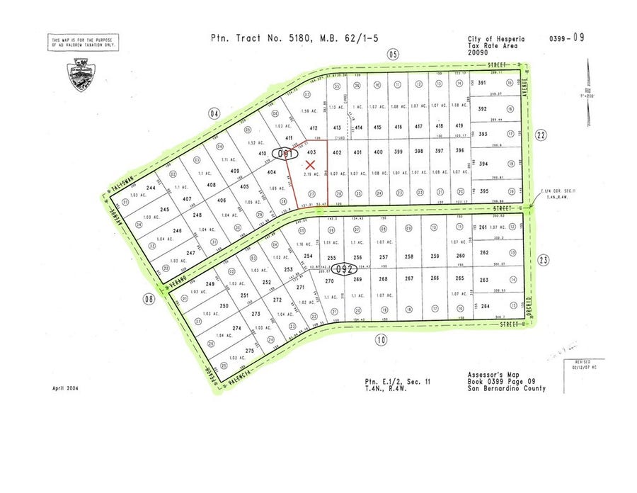 Property photo for 0 VERONA Street, Hesperia, CA