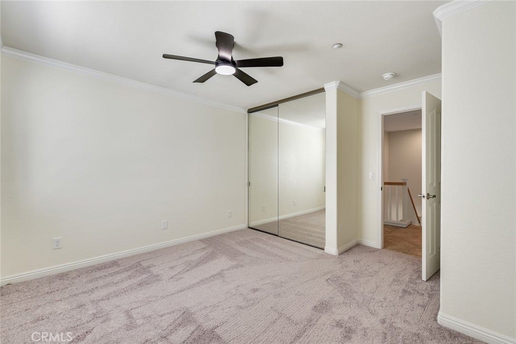 7353 Ellena W, #198, Rancho Cucamonga, CA 91730 Large mirrored closet in secondary bedroom