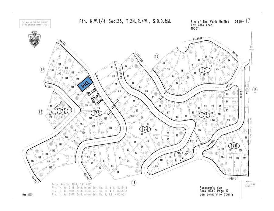Property photo for 0 Basel Drive, Crestline, CA