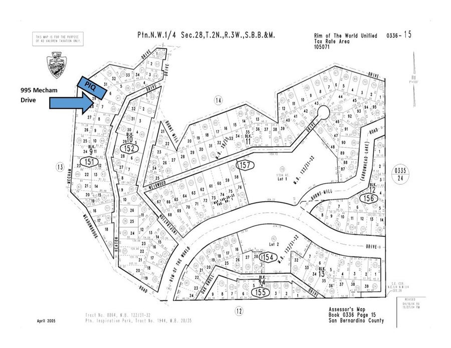 Property photo for 0 Mecham Drive, Lake Arrowhead, CA