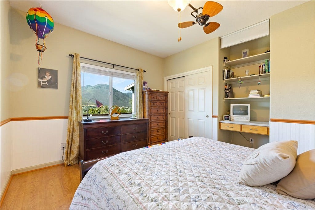 5289 Olympia Drive, Kelseyville, CA 95451 Second bedroom looks out on Konocti
