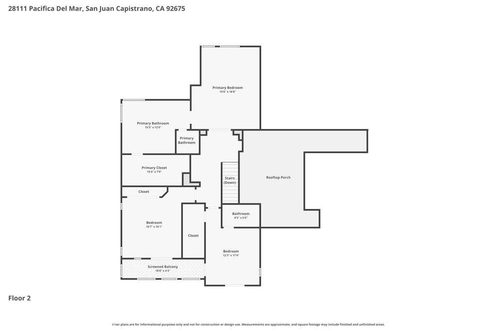 28111 Pacifica Del Mar, San Juan Capistrano, CA 92675 Floor Plans 2nd Floor