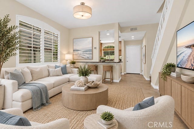 30902 Clubhouse, #23A, Laguna Niguel, CA 92677 Another Layout Living Room: Virtually-staged