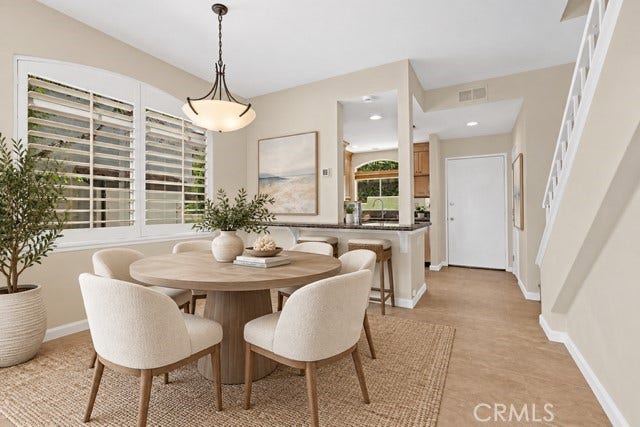30902 Clubhouse, #23A, Laguna Niguel, CA 92677 Dining Room: Virtually-staged