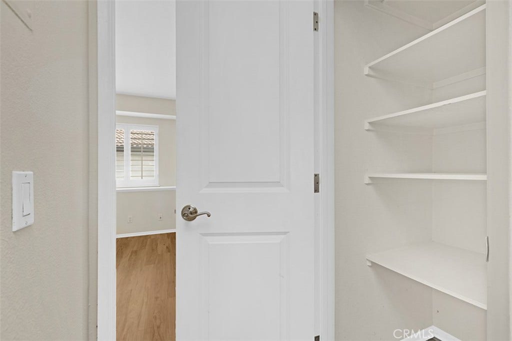 30902 Clubhouse, #23A, Laguna Niguel, CA 92677 Storage closet in upstairs hallway