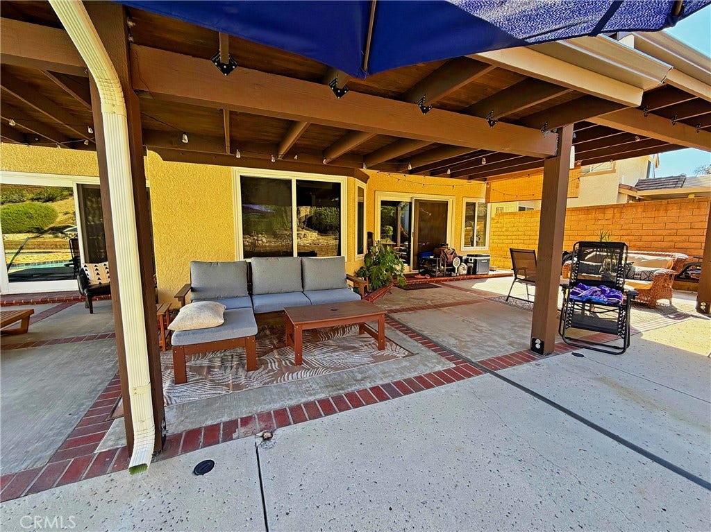 2400 Pepperwood, Corona, CA 92882 Generous covered patio space provides shade and multiple options for outdoor furniture, dining, and gatherings.