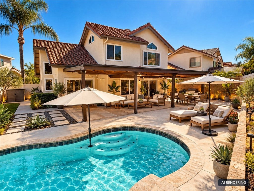 2400 Pepperwood, Corona, CA 92882 AI-altered Photo