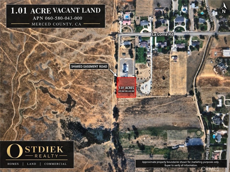 Property photo for 2529 La Loma Road, Merced, CA