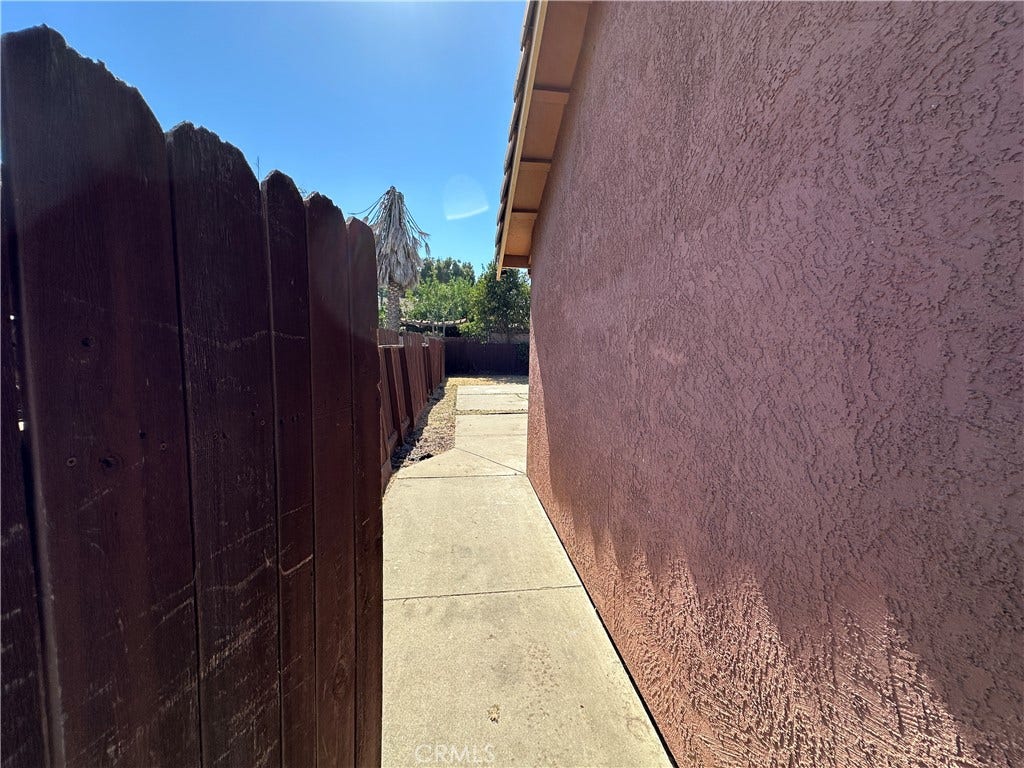 Backyard Left side