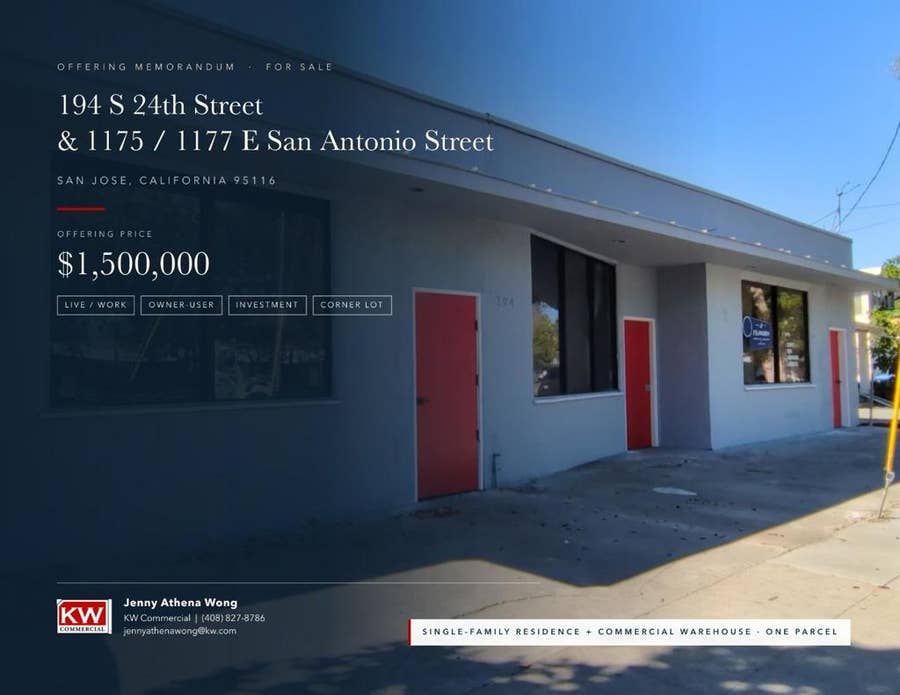 Property photo for 194 S 24 Street, San Jose, CA
