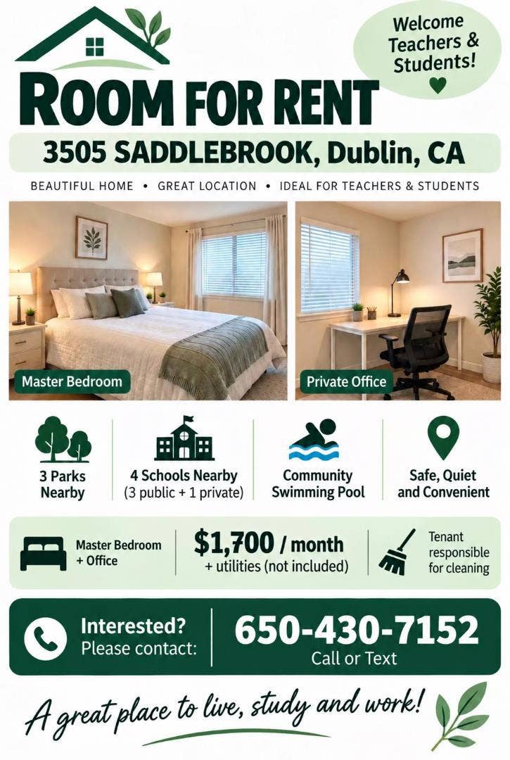 Property photo for 3505 Saddlebrook, Dublin, CA