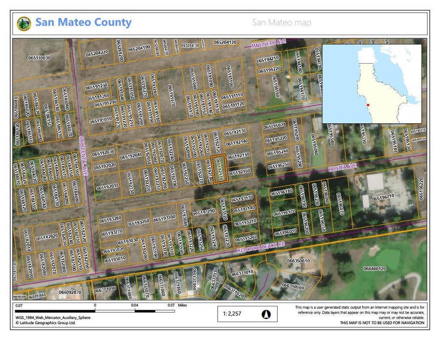 Property photo for 0 Bonita Avenue, Half Moon Bay, CA